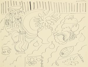 Martwa natura (Temat G, Wariacja 2) autorstwa Henri Matisse