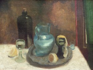 Martwa natura z cytryną lub Niebieska karafka autorstwa Henri Matisse