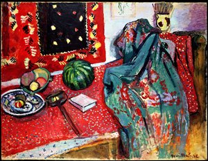 Martwa natura z czerwonym dywanem autorstwa Henri Matisse