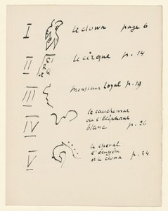 Tablica obrazów 1. Z „Jazz”. S. 149 autorstwa Henri Matisse