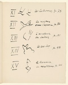 Tablica obrazów 3. Z „Jazz”. S. 151 autorstwa Henri Matisse