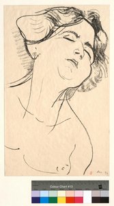 Głowa kobiety, zamknięte oczy autorstwa Henri Matisse
