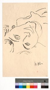 Głowa do góry nogami autorstwa Henri Matisse