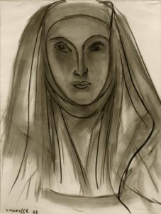 Zakonnica (Studium listów portugalskich) autorstwa Henri Matisse