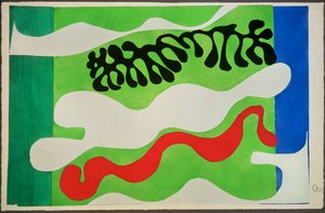 Laguna, z serii "Jazz" (litografia) autorstwa Henri Matisse