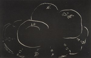 Trzy jabłka i talerz autorstwa Henri Matisse