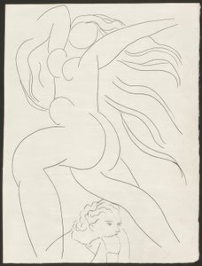 Toast, płyta pierwsza z Poesies de Mallarmé autorstwa Henri Matisse