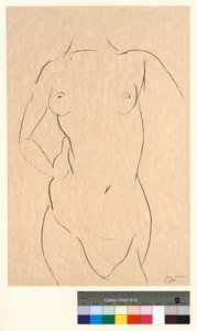 Tułów widziany z przodu autorstwa Henri Matisse