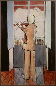 Skrzypaczka przy oknie 1916 (olej na płótnie) autorstwa Henri Matisse