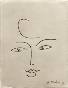 Twarz autorstwa Henri Matisse