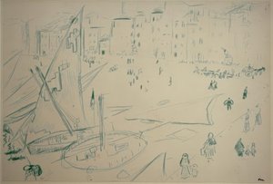 Widok z portu autorstwa Henri Matisse