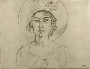 Kobieta w kapeluszu autorstwa Henri Matisse