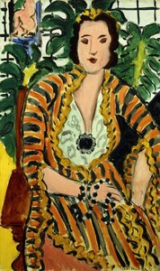 Kobieta z niebieskim klejnotem (Helene Galitzine z kamieniem szlachetnym) autorstwa Henri Matisse