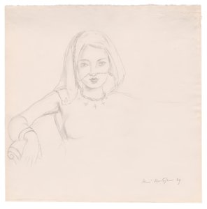 Młoda kobieta z welonem autorstwa Henri Matisse