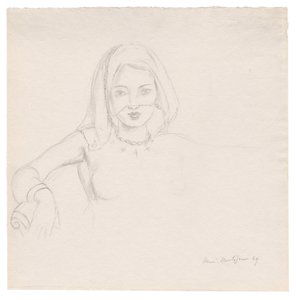 Młoda kobieta z welonem autorstwa Henri Matisse