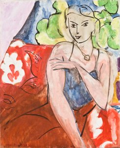 Młoda dziewczyna w pozycji siedzącej (La Biche) autorstwa Henri Matisse