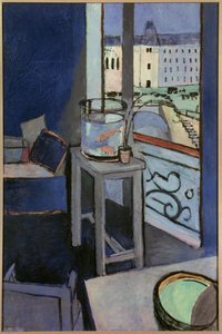 Wnętrze miski ze złotą rybką 1914 (olej na płótnie)