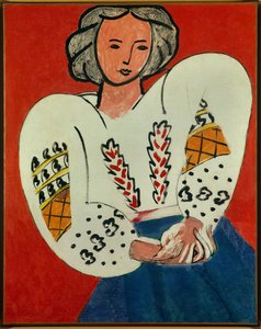 Bluzka roumaine 1940 (olej na płótnie)
