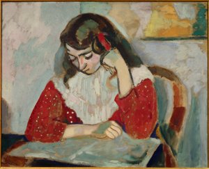 marguerite lisant 1906 (olej na płótnie)