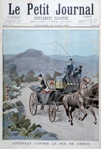 Próba ataku na króla Grecji, 1898 autorstwa Henri Meyer