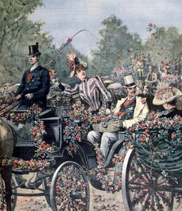 Parada Bitwy Kwiatów, 1891 autorstwa Henri Meyer