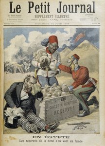 Egipt: rezerwy długów idą z dymem – w „Le Petite Journal” z 14.06.1896 r. autorstwa Henri Meyer