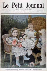 Wielkie Księżne Olga i Tatiana Rosji, 1899 autorstwa Henri Meyer
