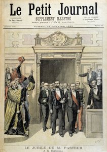 Jubileusz M. Pasteura na Sorbonie – w „”Le Petite Journal”” z dnia 14.01.1893 autorstwa Henri Meyer