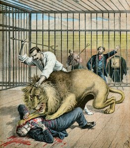Leon Eysette chcący zostać sfotografowany, 1895 r. (ilustracja) autorstwa Henri Meyer