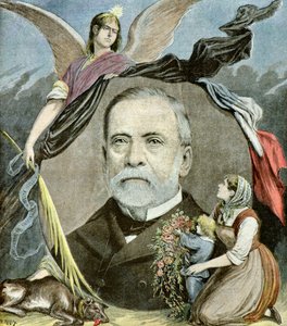Portret Ludwika Pasteura, 1895 (ilustracja) autorstwa Henri Meyer