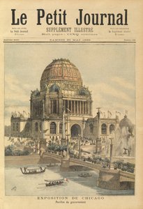 Pawilon rządowy na wystawie w Chicago, z Le Petit Journal, 20 maja 1893 r. autorstwa Henri Meyer