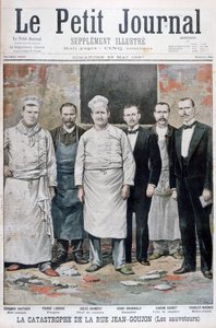 Katastrofa Rue Jean-Goujon, Paryż, 1897 autorstwa Henri Meyer