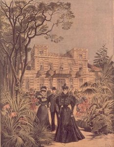Caryca Maria Fiodorowna (1847-1928) w hotelu Turbie autorstwa Henri Meyer