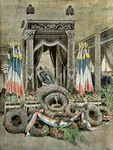 Śmierć Ludwika Pasteura, 1895 (ilustracja) autorstwa Henri Meyer