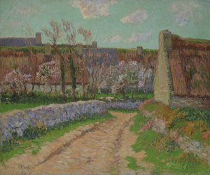 „Wioska w Clohars”, 1898 autorstwa Henri Moret