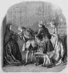 Księżniczka Lamballe, król Ludwik XV, Ludwik de Richelieu, hrabina Jeanne du Barry