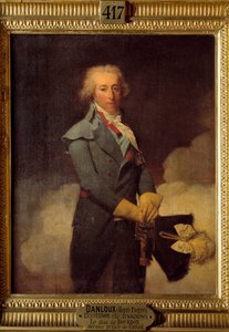 Portret Louis Henri Joseph de Bourbon (1756 - 1830) dziewiąty i ostatni książę Conde. Obraz Henri Pierre Danloux (1753 - 1809)