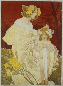 Pałac Kobiet. Wystawa z 1900 autorstwa Henri Henri Antoine Théodore Livemont