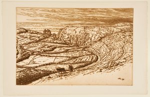 [Krajobraz bretoński] autorstwa Henri Rivière