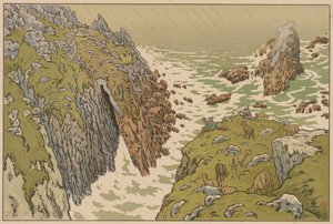 Aspekty natury: Klif autorstwa Henri Rivière