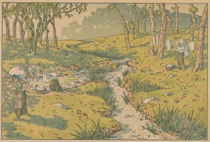 Aspekty natury: strumień autorstwa Henri Rivière