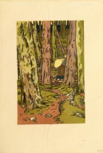 Pralnia w lesie w Loguivy autorstwa Henri Rivière
