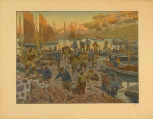 Przystań autorstwa Henri Rivière