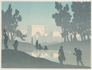 Żyd wędrujący: Stare Miasto autorstwa Henri Rivière