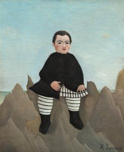 Chłopiec na skałach autorstwa Henri Rousseau