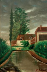 Młyn wodny autorstwa Henri Rousseau