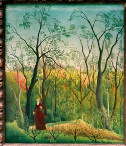 Spacer po lesie autorstwa Henri Rousseau