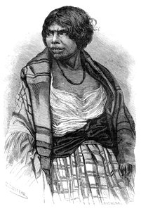 Kobieta Mikmaq, Cape Breton, Nowa Szkocja, Kanada, XIX wiek. autorstwa Henri Rousseau