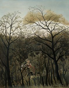 Spotkanie w lesie, 1889. autorstwa Henri Rousseau