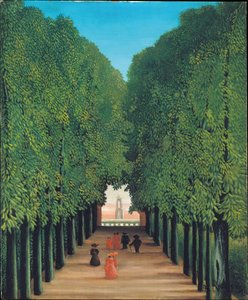 Aleja w parku Saint-Cloud autorstwa Henri Rousseau